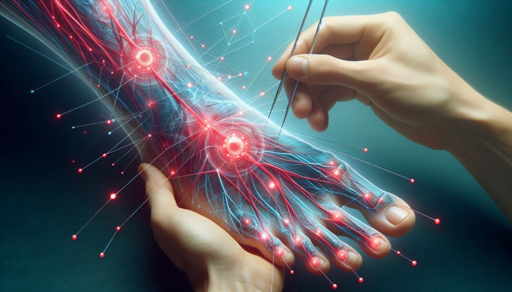 طب سوزنی باعث بهبود پردش خون در بدن میگردد