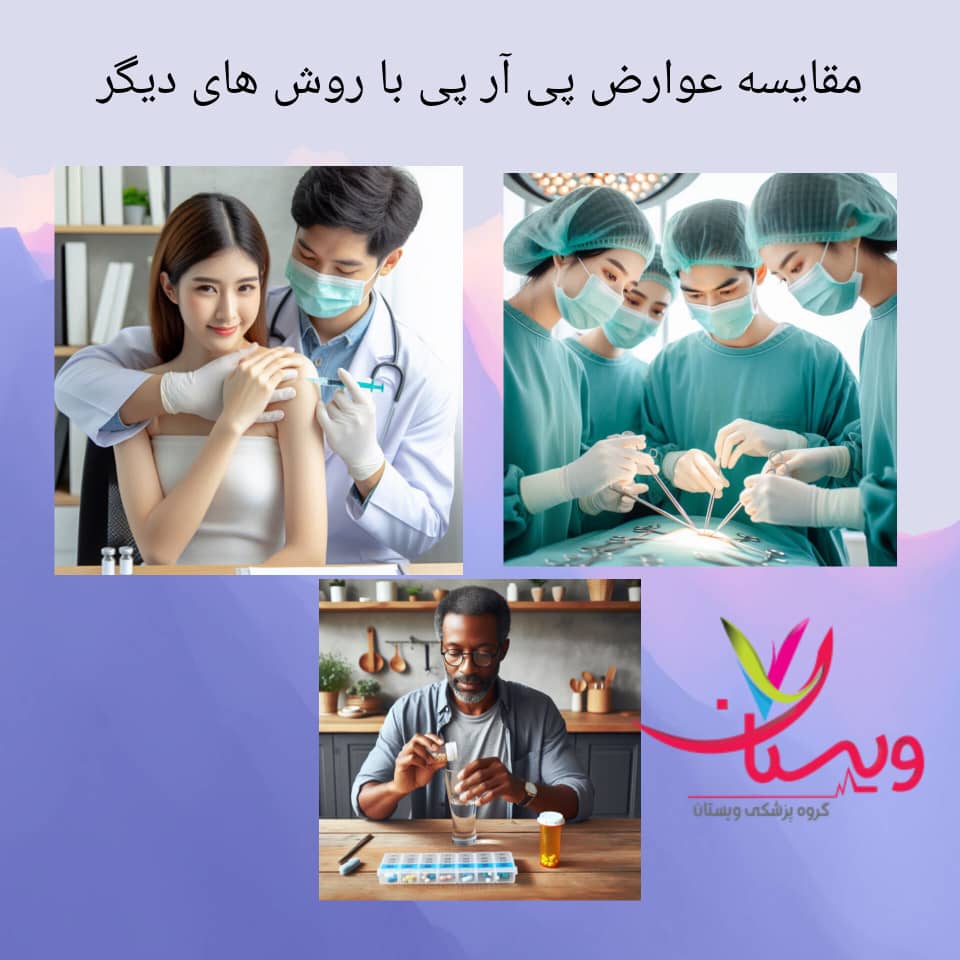 مقایسه پی آر پی شانه با روش های دیگر مقایسه پی آر پی شانه با روش های دیگر