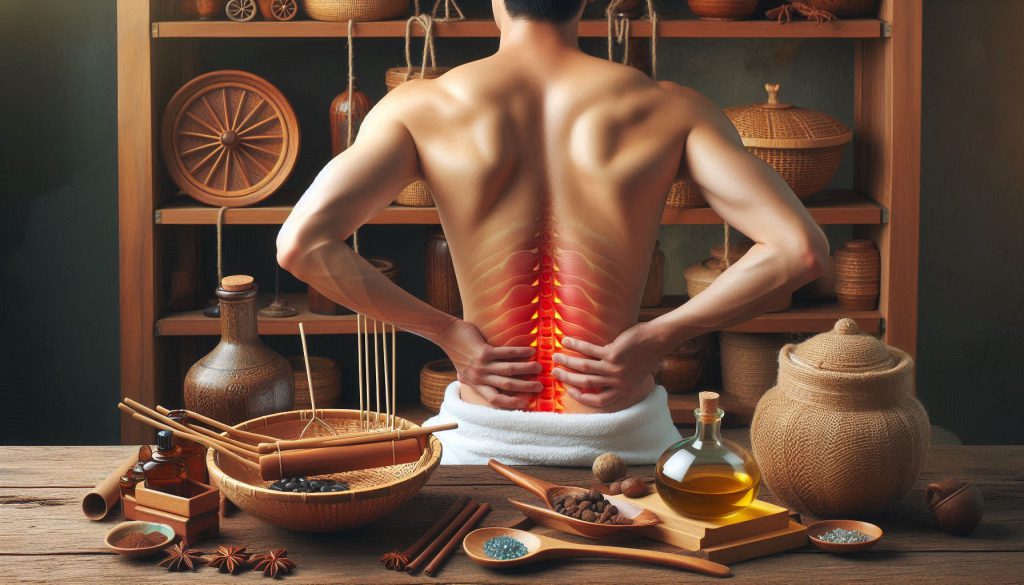 کاهش درد در ناحیه کمر با  طب سوزنی
