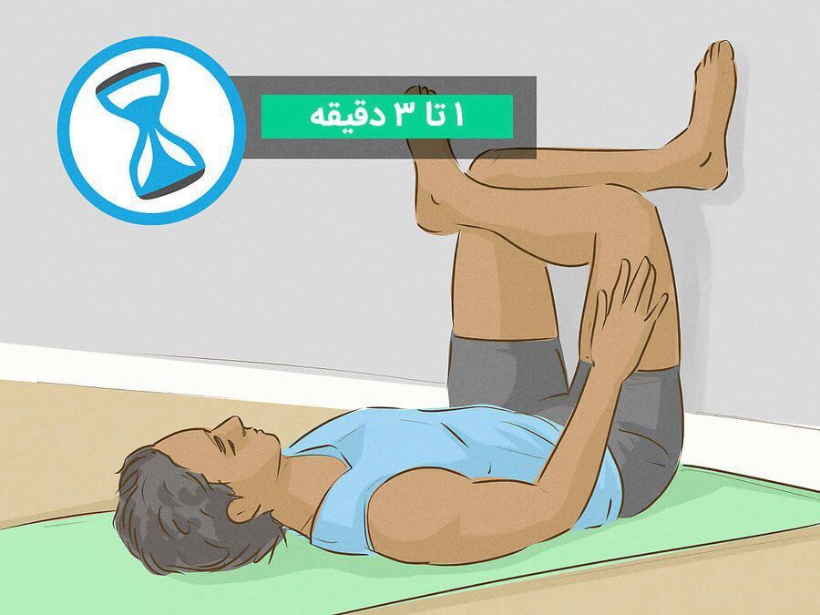 حرکت جمعکردن پاها داخل شکم حرکت جمعکردن پاها داخل شکم