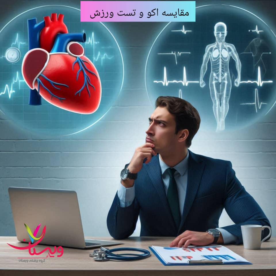 اکو بهتر است یا تست ورزش قلب؟ اکو بهتر است یا تست ورزش قلب؟