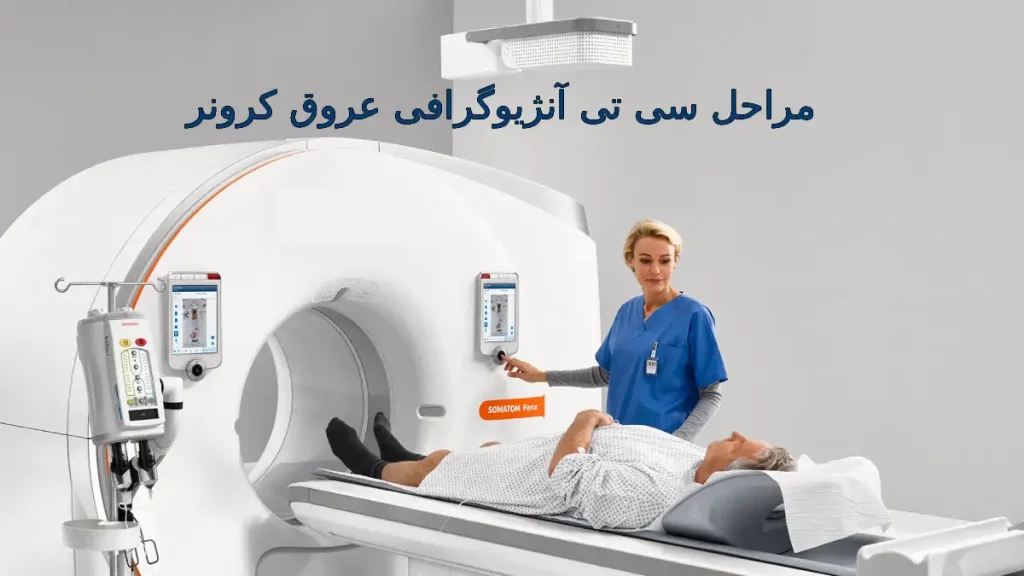 مراحل سی تی آنژیوگرافی عروق کرونر مراحل سی تی آنژیوگرافی عروق کرونر