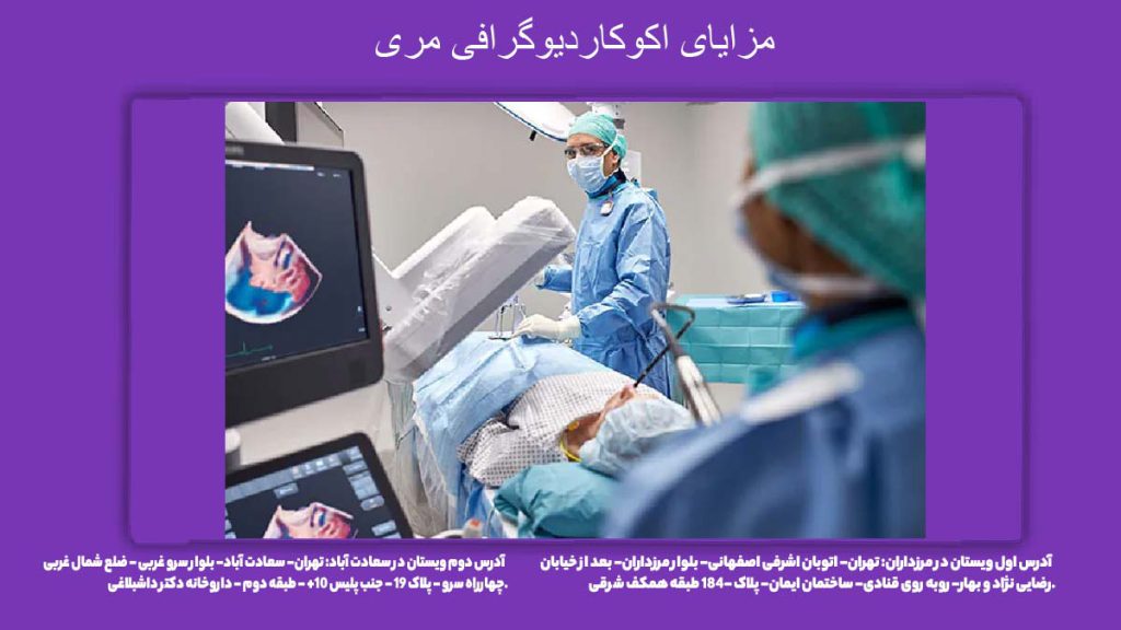 فواید اکو از راه مری مزایای اکوکاردیوگرافی مری